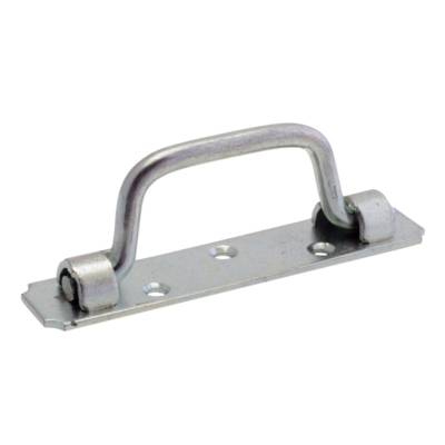 Poignée sur platine 160 mm - acier zingué - Gedimat - NORAIL