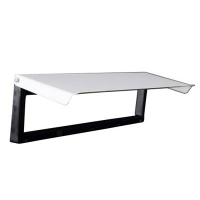 Entrée de courrier en acier long.26cm coloris blanc - Gedimat - RENZ