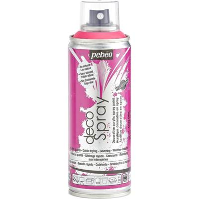 Aérosol 200ml Peinture DécoSpray ROSE FLUO