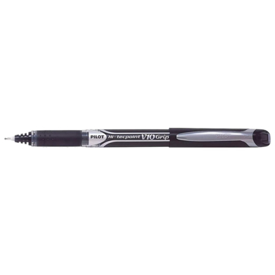 Stylo roller Hi-Tec V10 grip pointe aiguille noir