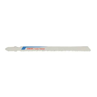 Lame de scie sauteuse bi-métal métal/inox/plexi pas 2mm 110mm - lot de 5 pièces - Gedimat - LEMAN