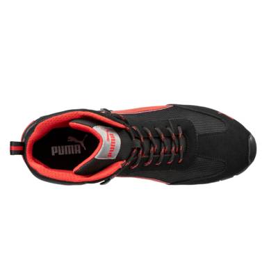 Chaussures de sécurité S1PLMADRID MID noir/rouge T.46 - PUMA SAFETY - 642740210000046