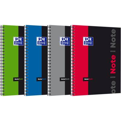 Cahier Spirale NOTEBOOK A4+ Ligné 160 Pages 90g Coloris Aléatoire - OXFORD