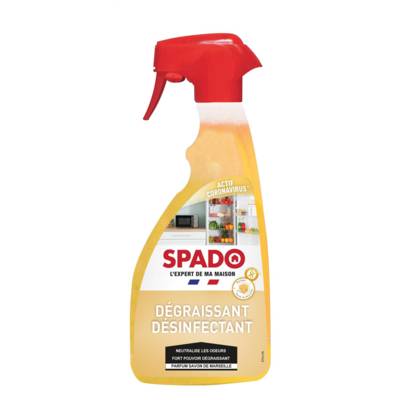 Spray 500ml Dégraissant désinfectant - Anti mauvaises odeurs- Formule naturelle à 98,7%