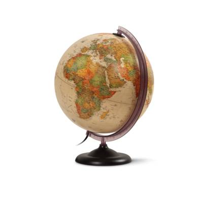 Globe terrestre lumineux 30 cm "First" Antique