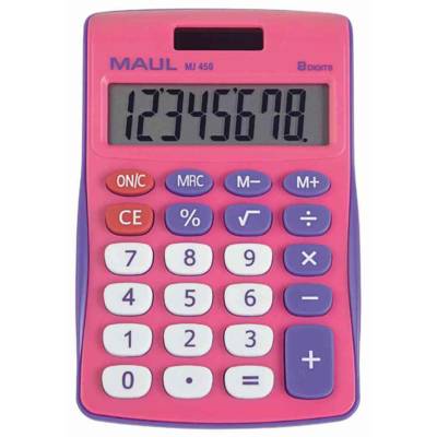 Calculatrice de bureau MJ 450, 8 chiffres, rose - MAUL