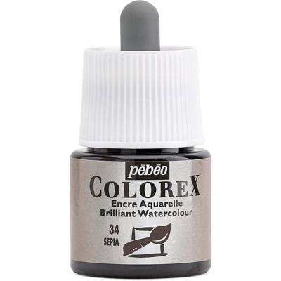 Flacon 45ml Encre COLOREX Aquarelle SEPIA