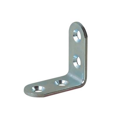 Equerre de chaise acier zingué à bouts ronds 60 x 60 mm - Gedimat - NORAIL