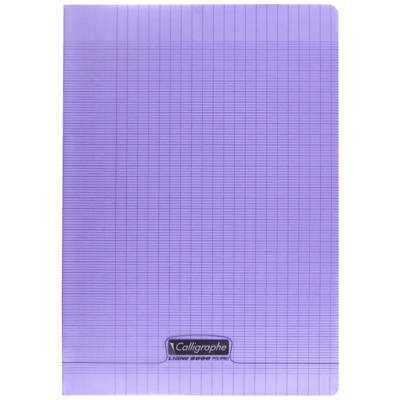 8000 POLYPRO, Cahier piqué violet 21x29,7cm 48p séyès 90g - CLAIREFONTAINE