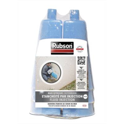 Etanchéité par injection kit 6 vases + 6 injecteurs - Gedimat - RUBSON