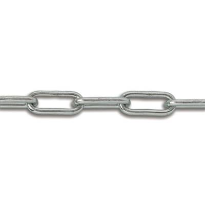 Chaîne soudée maille longue acier zingué D4,5mm charge de travail 125kg - Gedimat - CHAPUIS