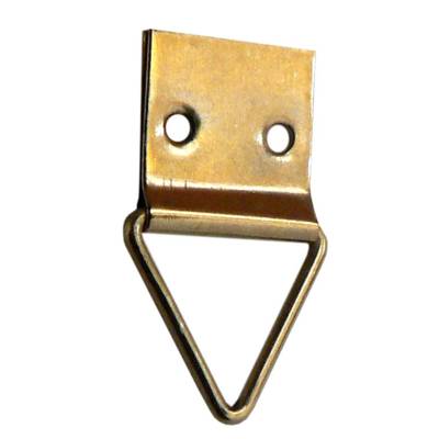 Attache cadre acier laitonné 15 x 23 mm - lot de 8 pièces - Gedimat - NORAIL