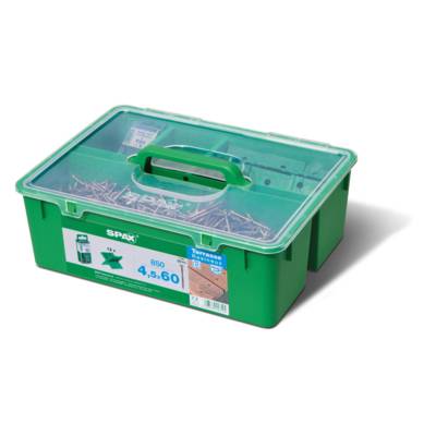 Kit pour terrasse bois résineux GREEN BOX inox A2 - Gedimat - SPAX