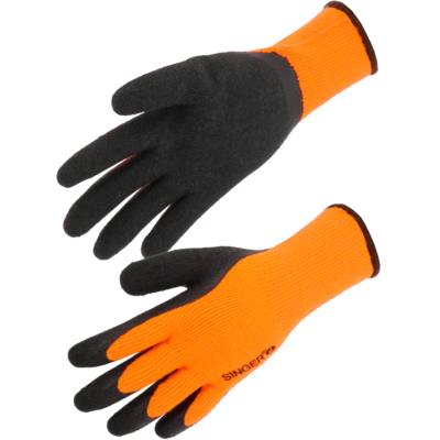 Gants SINGER SAFETY crêpé - Support chaud en acrylique - Taille 08 - TAC30R08 - SINGER FRERES