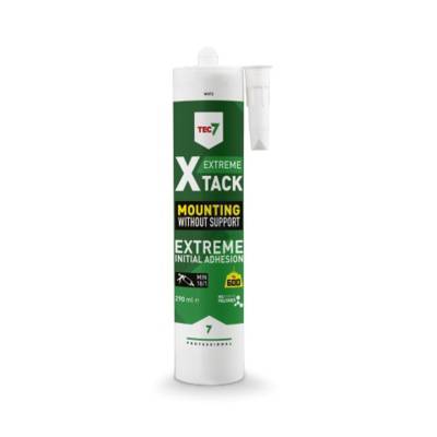 Pâte polymère X-Tack TEC7 montage sans support - Noir - Cartouche 290ml - 534515227 - Maxoutil