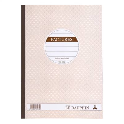 Manifold autocopiant 297X210 Factures 50 dupli - Avoine - LE DAUPHIN