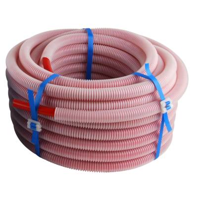 Tube d'alimentation gainé PER eau chaude rouge D16 - Gedimat - DIPRA