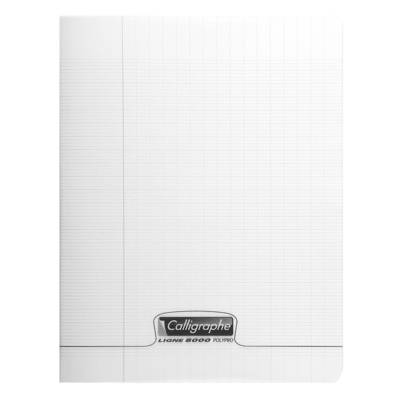 Cahier piqué POLYPRO 24x32 cm 48p séyès 90g Incolore - Clairefontaine