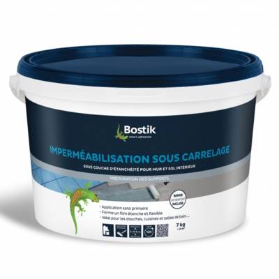 Imperméabilisation sous carrelage - seau plastique de 7kg - Gedimat - BOSTIK
