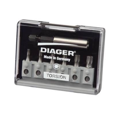 Embout torsion TORX - coffret de 7 pièces - Gedimat - DIAGER