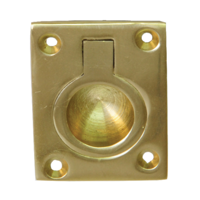 Poignée anneau cuvette DEVISME - laiton - 50x37 mm - 554 - DEVISMES S.A.