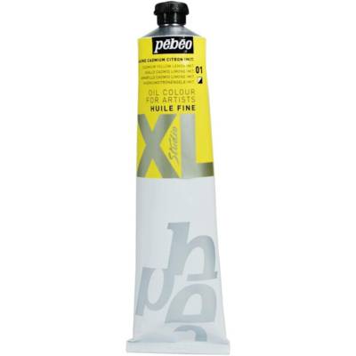 Tube 200ml Peinture Huile Fine Studio XL Jaune Cadmium Citron - PÉBÉO
