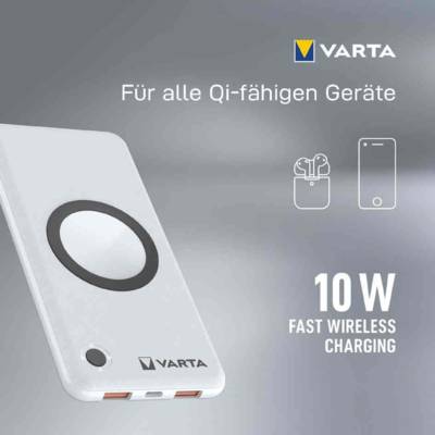 Batterie externe "Wireless Power Bank", blanc
