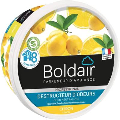 Pot 300g Gel destructeur d'odeurs citron