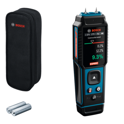 Humidimètre pour matériaux 18v Expert EXMM3-17 - BOSCH - avec housse - 0601078300