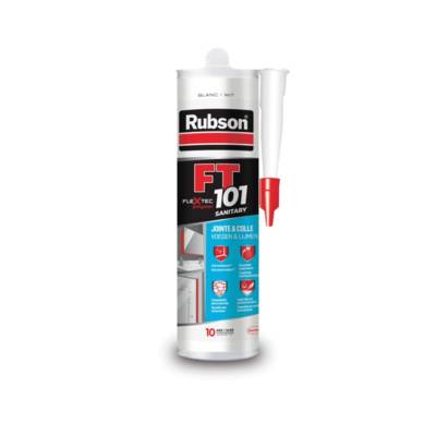 Mastic FT101 sanitaire blanc - cartouche de 280ml - Gedimat - RUBSON