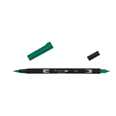 Feutre Dessin Double Pointe ABT Dual Brush Pen 346 vert mer