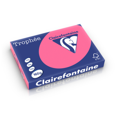 Ramette 250 Feuilles Papier 160g A3 420x297 mm Certifié FSC  Rose fuchsia