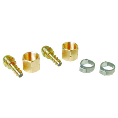 Kit de 2 raccords tétine pour tuyau + 2 colliers D6,3 - Gedimat - EXPRESS