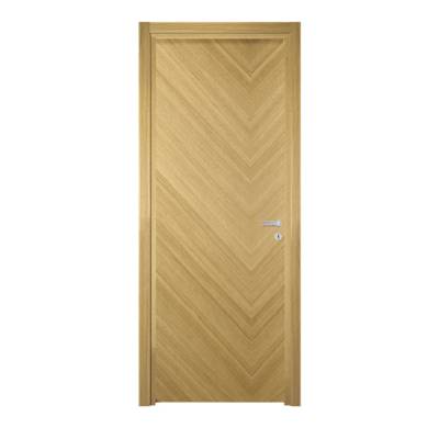 Bloc-porte pleine SUMBA plaqué bois chêne Hui.72 à 100 mm - 204x93 cm - gauche poussant - Gedimat - SOGAL