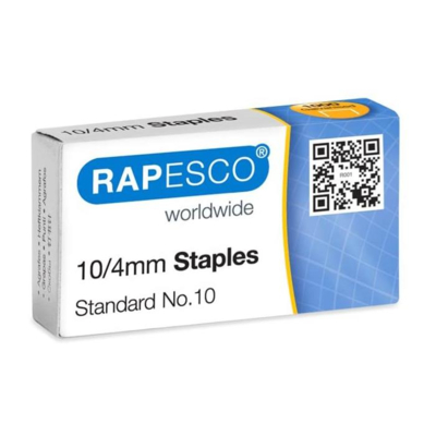 Bte de 1000 Agrafes 10/4 Zinguées - RAPESCO