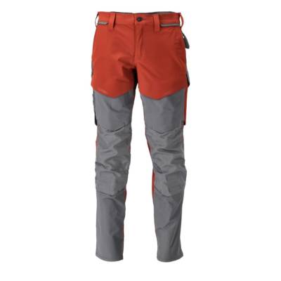 Pantalon avec poches genouillères MASCOT Ultimate - Rouge - Taille 40 - Entrejambe 82 - 22379-311-2489-82C46