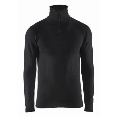 Haut de sous-vêtement col zippé - BLAKLADER - XWarm Noir T.XS 489417069900-XS - BLAKLADER WORKWEAR