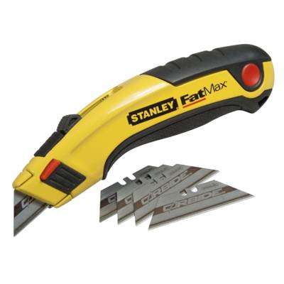 Cutter à lames rétractible STANLEY Fatmax + 5 lames Carbides - 7-10-778 - Maxoutil