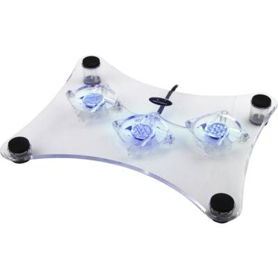 Support Refroidisseur pour Notebook 15,6" Transparent