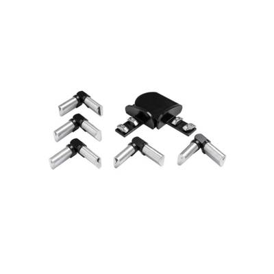 Kit d'angle PURE BLACK acier avec connecteur d'angles - Gedimat - SOGEM
