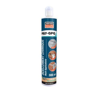 Scellement chimique POLY-GP+ ton pierre 300ml - Gedimat - SIMPSON STRONG-TIE