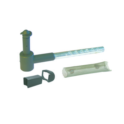 Gond à scellement chimique + entretoise noir - 180mm - Gedimat