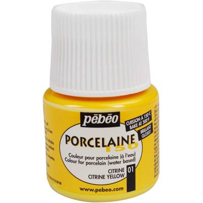 Flacon 45 ml Peinture P150 porcelaine Coloris Citrine