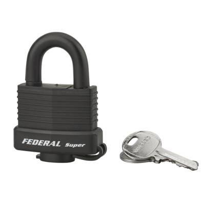 Cadenas SEA LINE 40mm anse inox gaine pvc 2 clés - Gedimat - THIRARD