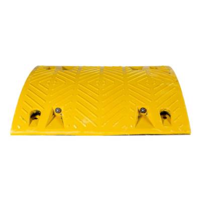 2 éléments modules droits de ralentisseur Eco Bump - 500 x 430 m - H 50 mm - Jaune + Noir - NOVAP - 8005009 + 8005016 - Maxoutil