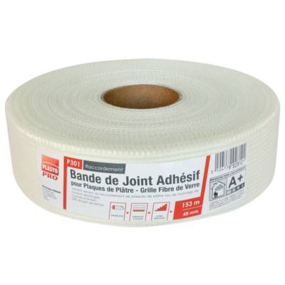 Bande de joint adhésive pour plaque de plâtre P301 - Gedimat - PLASTO