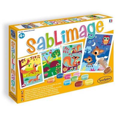 Kit créatif Sablimage Animaux de la forêt