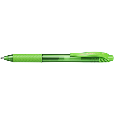 Stylo roller à encre gel EnerGel-X BL107, vert clair - Pentel