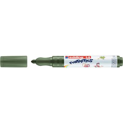 Feutre de Coloriage 14 vert olive 3 mm - EDDING