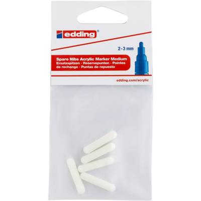 Sachet 5 Pointes de rechange pour marqueur acrylique 5100 - 2-3mm - EDDING